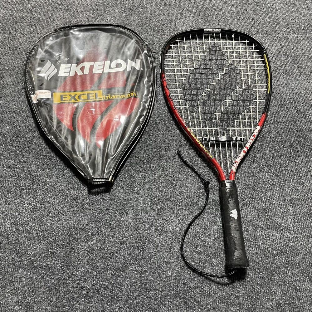 Ektelon Excel Titanium Longbody Racquetball Racquet 102 Sq In 915 Power XS Grip
